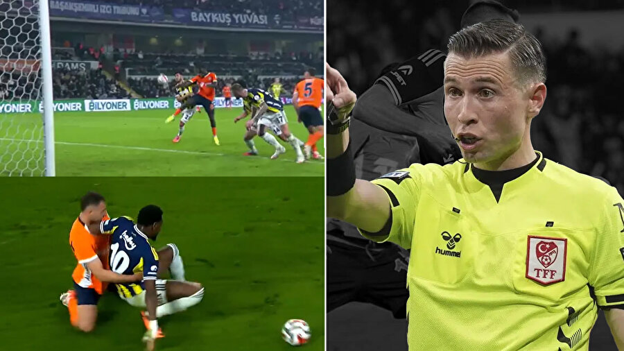 Trio hakemleri son noktayı koydu: Başakşehir-Fenerbahçe maçında penaltı var mıydı? Duran'a kırmızı kart tartışması