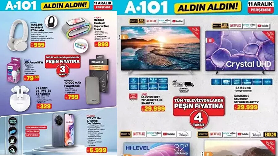A101 11 Aralık 2025 Aktüel Ürünler Kataloğu Yayınlandı | İşte A101'de Bu Hafta İndirime Girecek Ürünler ve Tam Fiyat Listesi
