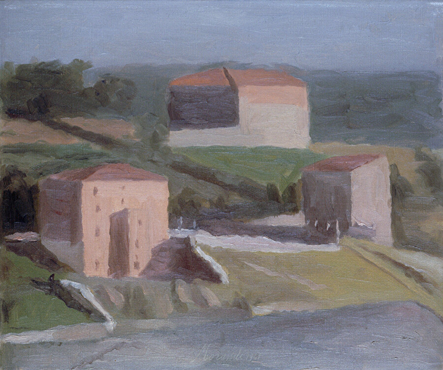 Giorgio Morandi, On the Outskirts of a Town (Bir Kasabanın Çevresinde), 1941.