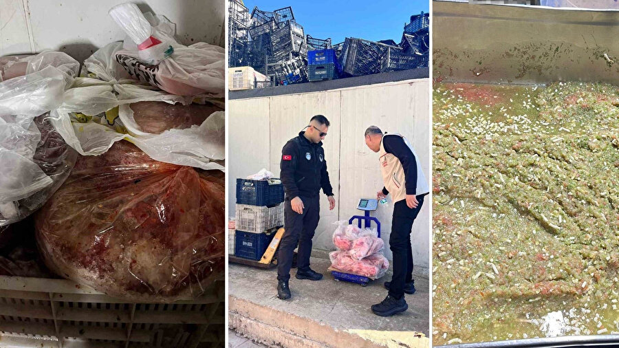 Yarım tondan fazla hayvansal ve bitkisel bozuk gıda maddesi ele geçirildi