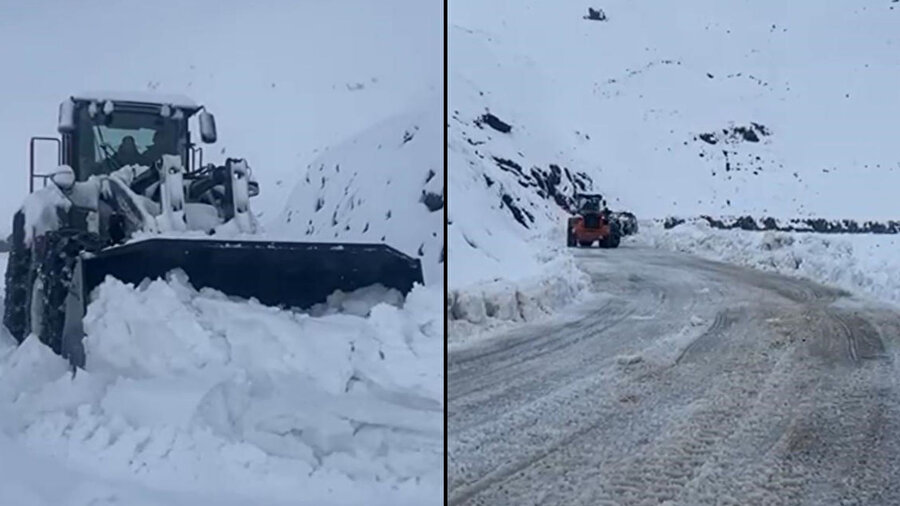 Şırnak beyaza büründü: Kar esareti yarım metreyi aştı! Ekipler köy yollarını açmak için seferber oldu