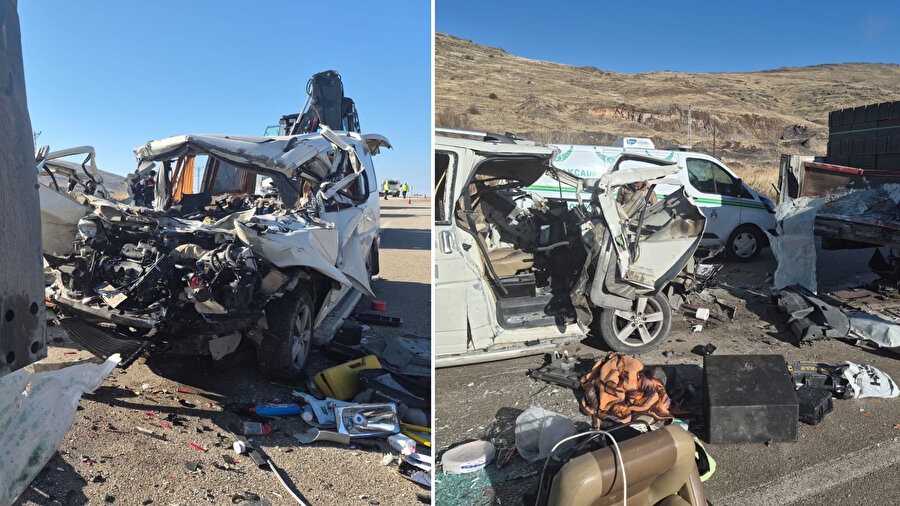 Hafif ticari araç, TIR'a arkadan çarptı