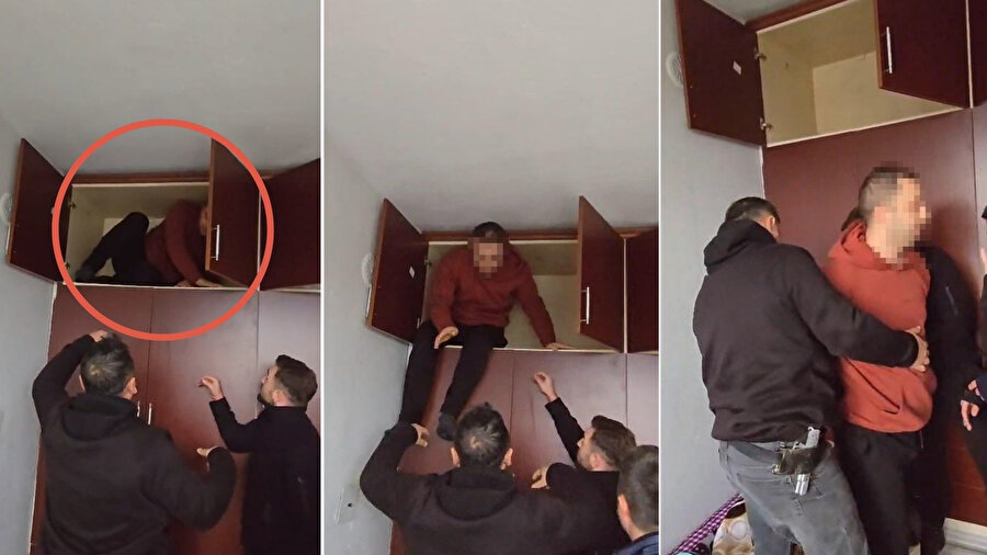 49 suçtan aranan şüpheli, gardıropta yakalandı