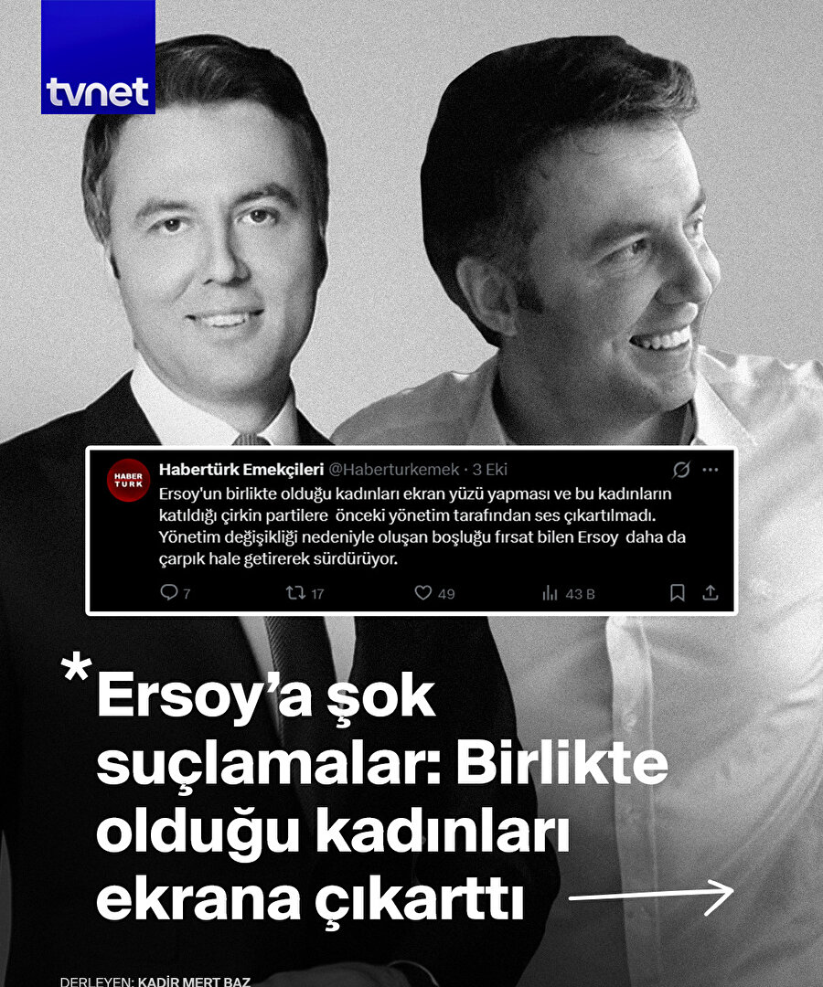 “Ersoy'un fuhuş şebekesinde yer alanlar kayırılıyordu”