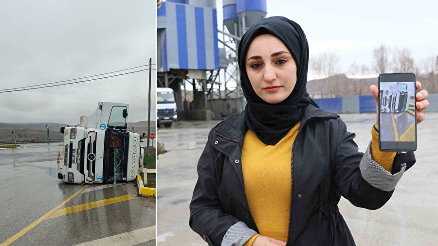 Şanssızlık zinciri: Sivas'ın tek kadın TIR şoförü, gündem olduğu gün kaza geçirdi