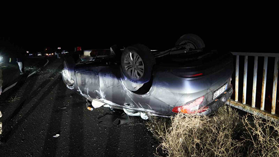 Gümüşhane’de otomobil takla attı: 5 yaralı