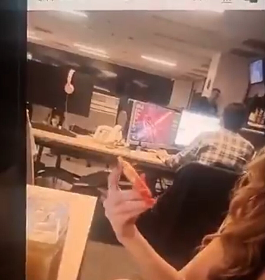 Ela Rümeysa Cebeci'den şok görüntüler