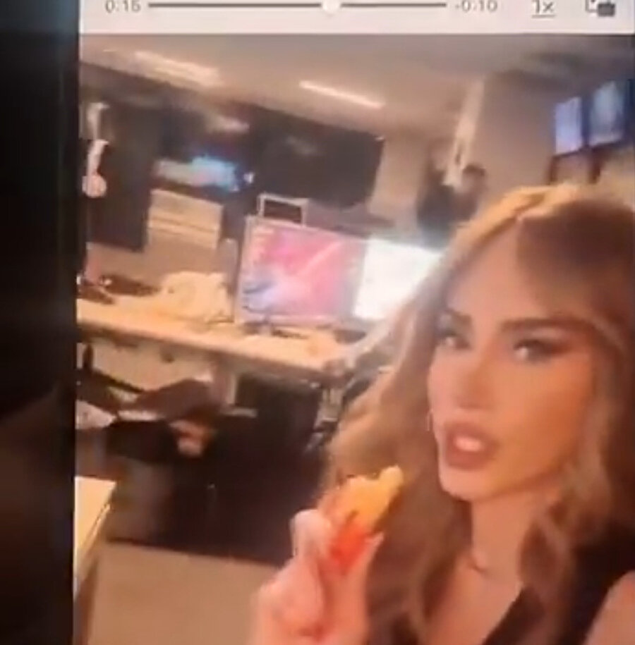 Ela Rümeysa Cebeci'den şok görüntüler