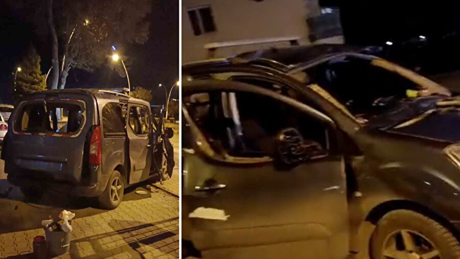 Sigara içmek istediği esnada otomobilinde yaşanan patlama sonucu yaralandı