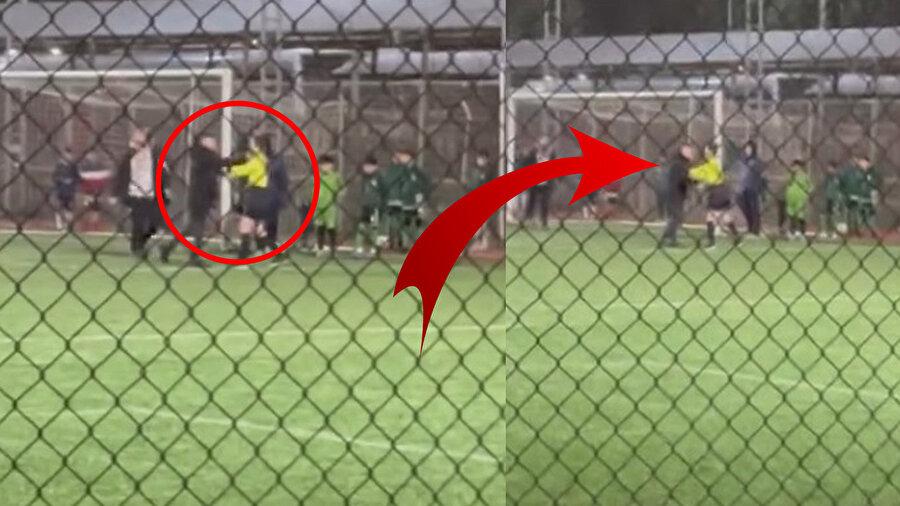 ​Yeşil sahada utanç gecesi: 18 yaşındaki kadın hakeme saldırdı