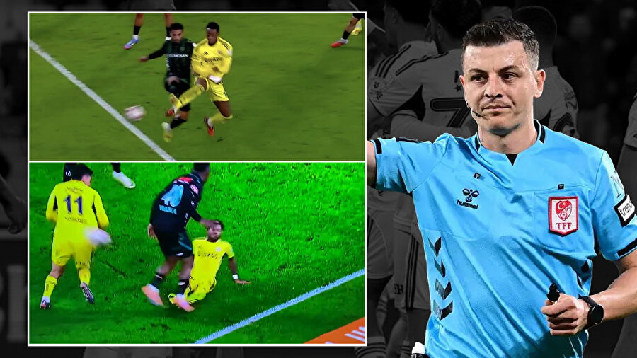 Fenerbahçe-Konyaspor maçında penaltı pozisyonu! Trio hakemleri yorumladı: Jhon Duran yerde kalmıştı...