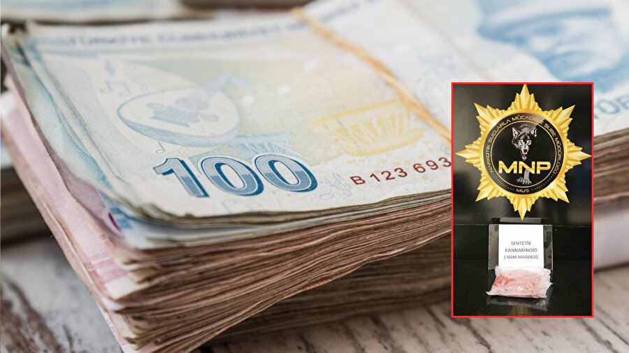 Muş’ta 30 milyon liralık sentetik kannabinoid yakalandı