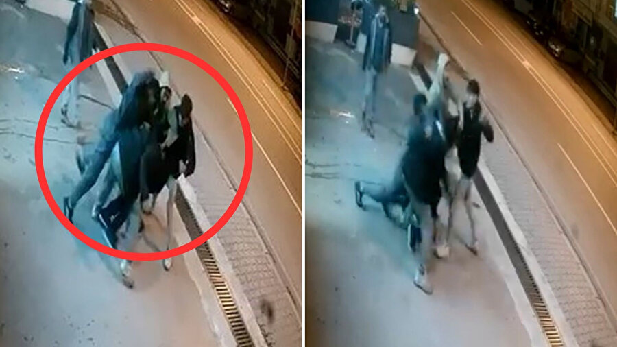 Saldırganlardan biri şahsın kulağı ısırarak kopardı