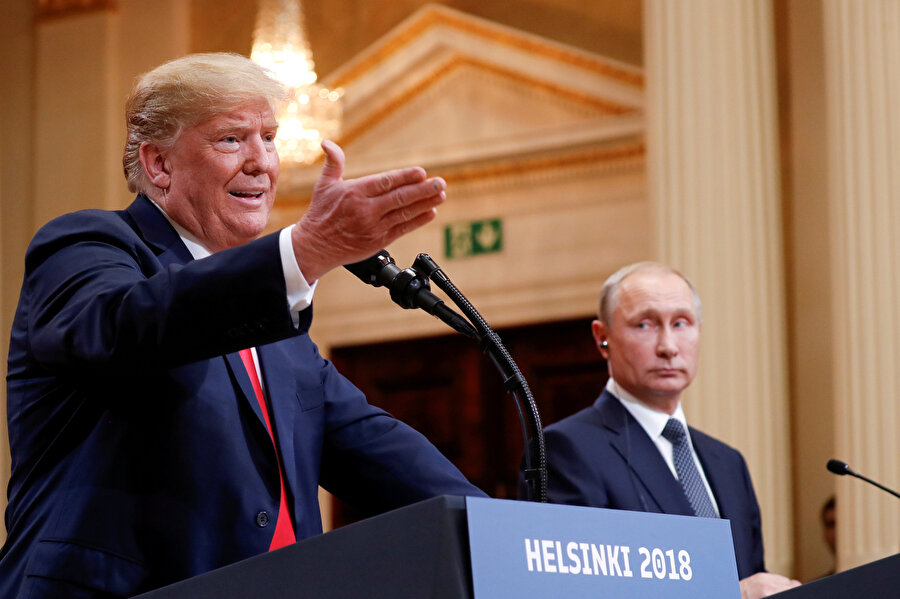 ABD Başkanı Donald Trump, Helsinki'deki görüşmelerinden sonra Rusya Devlet Başkanı Vladimir Putin ile düzenlediği ortak basın toplantısında konuşmuştu.