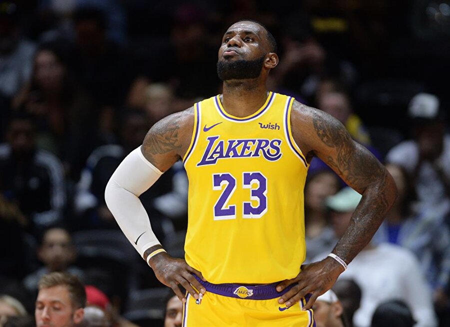 LeBron James, San Diego'da oynanan maçtaki skordan memnun değil.