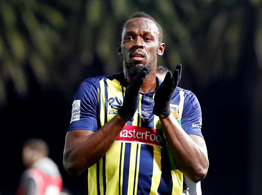 Usain Bolt, Central Coast Mariners forması ile.