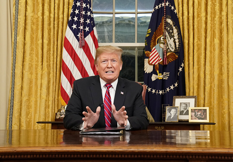 Donald Trump, ulusa seslendi.