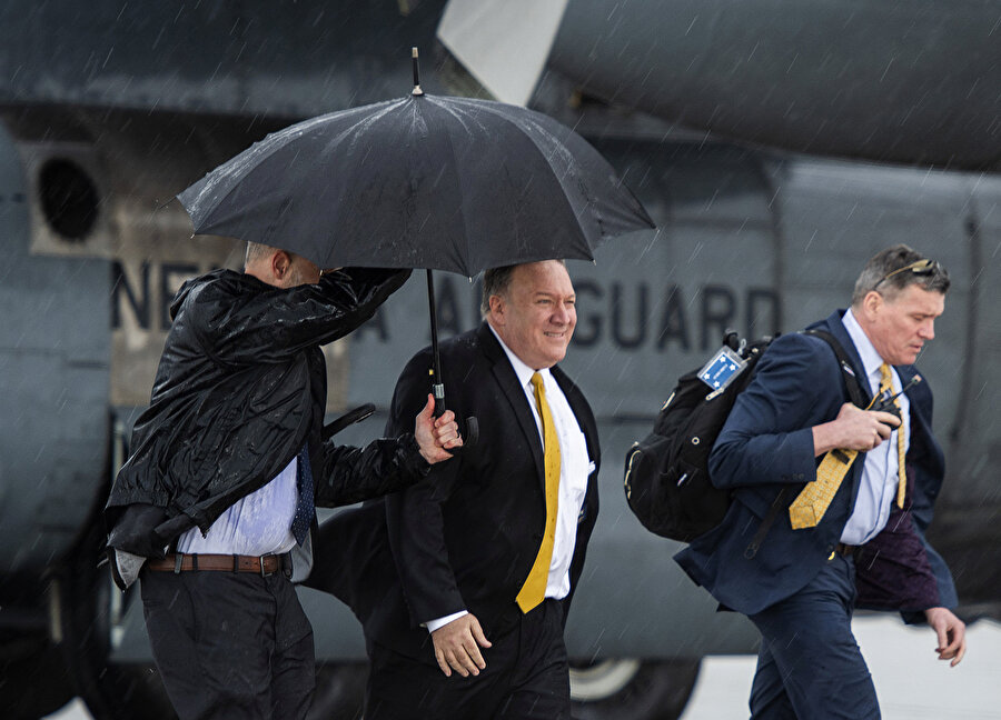 ABD Dışişleri Bakanı Mike Pompeo, Orta Doğu turu kapsamında Mısır'a gitti.