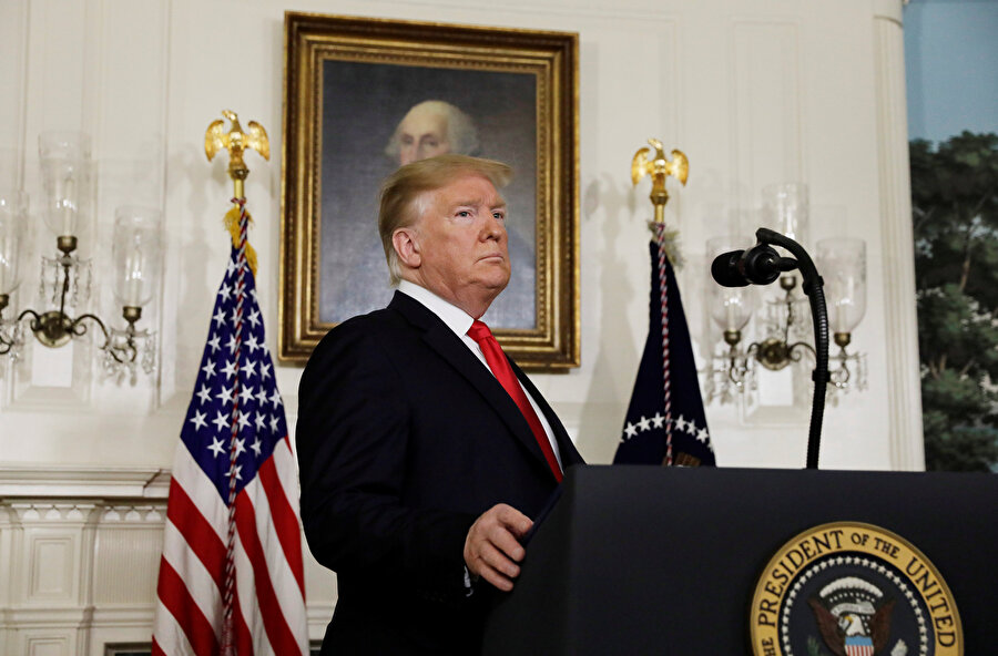 ABD Başkanı Donald Trump, Davos ziyaretinin iptaliyle ilgili konuştu.