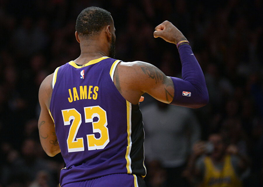 LeBron James'in yaşadığı mutluluk.