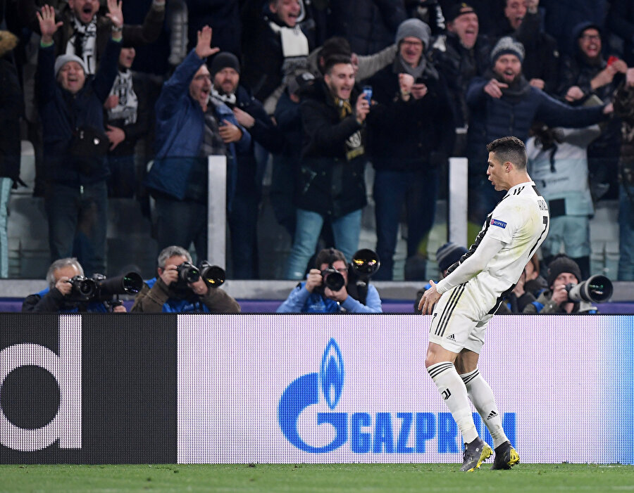 Cristiano Ronaldo'nun soruşturmaya konu olan gol sevinci.