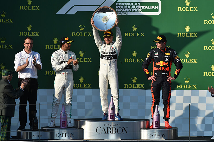Formula 1'de sezonun ilk yarışını, Bottas kazandı.