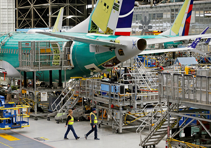 Boeing 737 MAX üretim sahası