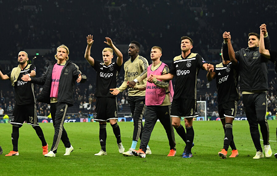 Ajax, Şampiyonlar Ligi'nde bu sezon finale göz kırptı.