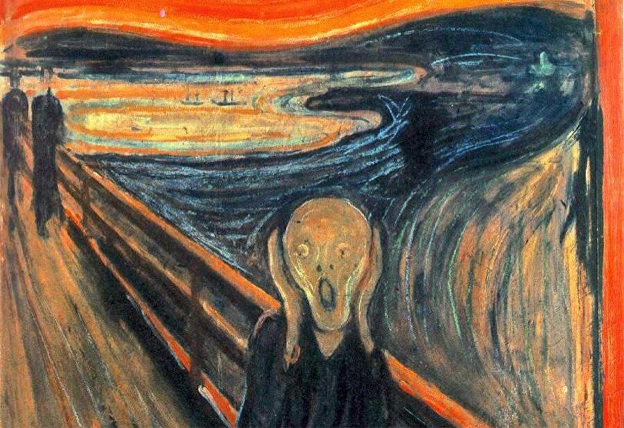 
                                    Sanat tarihçi Jill Lloyd, dördü içinde en iyisinin Oslo'daki Ulusal Galeri'de sergilenen yağlı boya versiyon olduğunu söylüyor. Ama pastel tablonun da canlı renklerinden, dün yapılmış gibi görünen tazeliğinden dolayı “en yoğun verisyon” olduğunu vurguluyor.


New York'taki sergide Munch ile yenilikçi Ekspresyonist (dışavurumcu) sanat hareketi arasındaki ilişki ele alınıyor. Munch 1863'te yoksul bir askeri doktorun beş çocuğundan ikincisi olarak dünyaya geldi. Ekspresyonizm ise 20. yüzyıl başlarında Almanya ve Avustruya'da ortaya çıktı. Munch, Berlin'e vardıktan üç yıl sonra 1895'teki Çığlık tablosunu yaptı.

                                