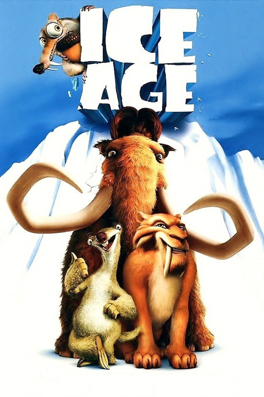 Buz Devri/Ice Age
Buzul çağı, dünyaya hüküm sürmeye başlamıştır. Bu ıssız ve korkunç dünyada bir başlarına olan zavallı hayvanlar, bir şekilde hayatta kalmanın yollarını aramaktadırlar. Uzun tüylü, kendi halinde bir mamut; karizmatik ve dişli bir kaplan ve muzır bir rakun, nasıl olduysa bu kaos esnasında bir araya gelmişlerdir. Bu üç birbirinden farklı türe mensup hayvanın odağında ise tek bir mevzu vardır. Buldukları küçük bebeği, insanlara ulaştırıp o bebeğin hayatını kurtarmak...