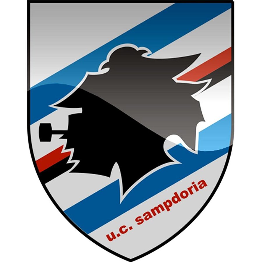 Sampdoria
1891 yılında kurulan İtalyan kulübü, futbol branşını 1899'da açtı. Kulübün logosunda Cenovalı denizci figürü yer alıyor.