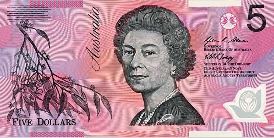 Avustralya

                                    
                                    Avusturya'da kullanılan 5 doların üzerinde İngiltere Kraliçesi II. Elizabeth'in resmi var. Eylül ayında kullanıma giren banknot büyük tepki çekti. Sebebi paranın üzerinde kullanılan kraliçenin resminin 80'li yıllarda okullarda öğrencilerin duvarlara çizdikleri resimleri andırıyor.

                                
                                