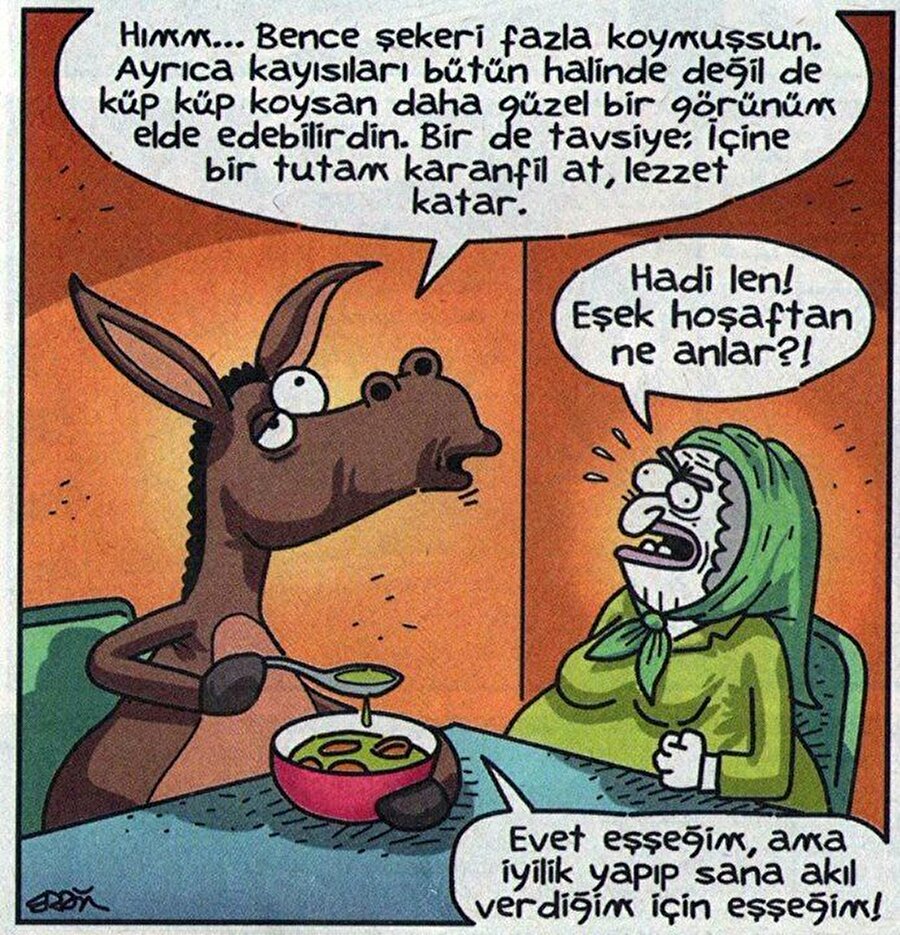 Eşek hoşaftan ne anlar.
Eşek hoş laftan ne anlar.