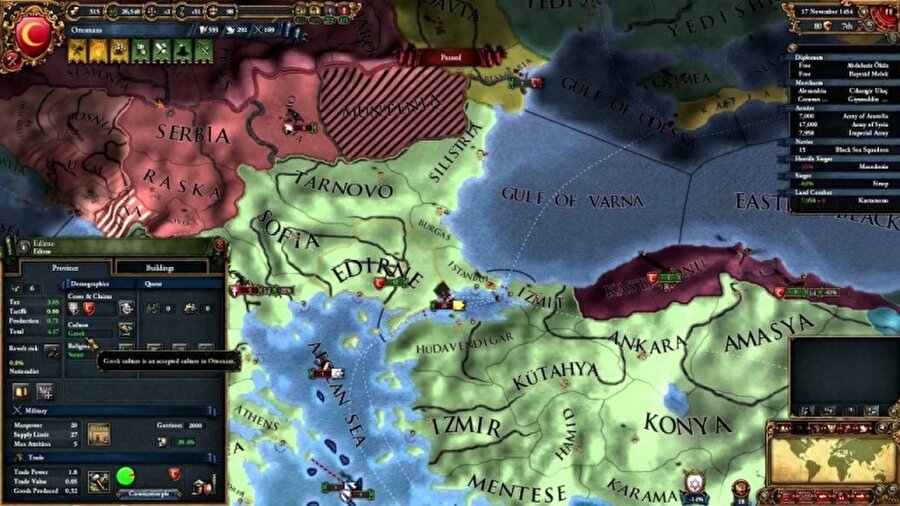 Europa Universalis

                                    Bu strateji oyunu serisinde de Türkler Osmanoğlu olarak karşımıza çıkıyor. Eğer bu oyunda Osmanlı'yı seçerseniz bolca ayaklanmaya hazır olmalısınız 

                                