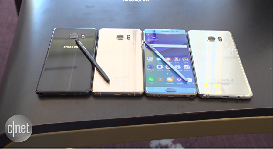 Telefon renkleri 

                                    Galaxy Note 7; siyah, beyaz ve gri renklere ek olarak, mercan mavisi rengiyle satışa çıkacak.
                                