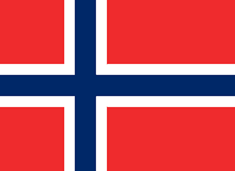 Norveç

                                    
                                    
                                    
                                    
                                    
                                    
                                    
                                    
                                    Kırmızı ve beyaz: Danimarka 

 Mavi: Hristiyanlık

                                
                                
                                
                                
                                
                                
                                
                                
                                