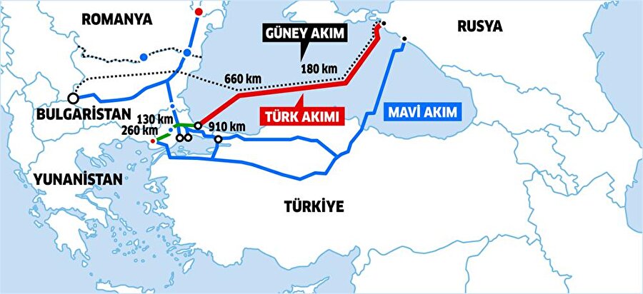 Türk Akımı projesi ve Akkuyu Nükleer Santrali
İki ülkenin ilişkilerinde kilit nokta enerji projeleri. Türk Akımı projesi hızlı şekilde hayata geçirilecek. Türkiye'nin ihtiyaçlarını karşılayacak kısmın gerçekleştirilmesinde anlaşma sağlandı. Avrupa'ya gaz akışı sağlayacak bölüm için ise, Avrupalı yetkililerle görüşme yapılması gerekiyor. Akkuyu'da yapılan Nükleer santrale stratejik yatırım statüsü verilecek. Proje hızlandırılacak.