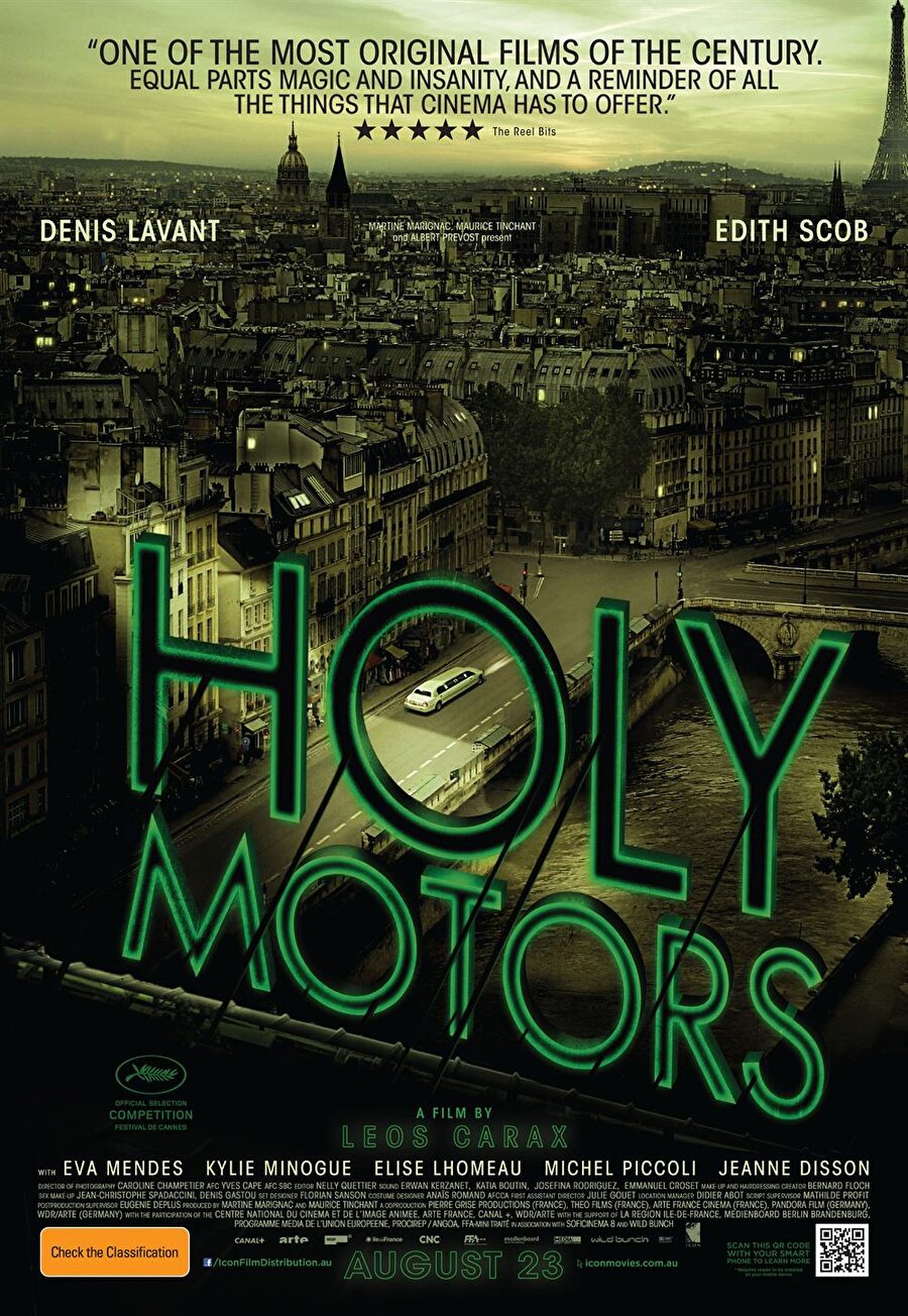 16. Holy Motors / Kutsal Motorlar

                                    
                                    Yönetmen: Leos Carax
Yapım Yılı: 2012
Senarist: Leos Carax
Oyuncular: Denis Lavant, Édith Scob
Ülke: Fransa, Almanya

                                
                                
