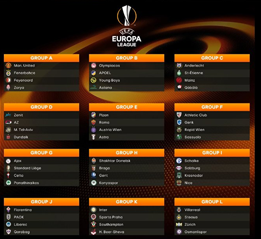 UEFA Avrupa Ligi tüm gruplar

                                    
                                