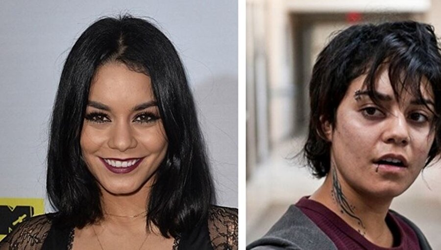 Vanessa Hudgens
Amerikalı şarkıcı ve oyuncu Vanessa Hudgens, Gimme Shelter isimli 2013 yapımı filmde görenleri hayrete düşürecek bir değişim yaşadı.