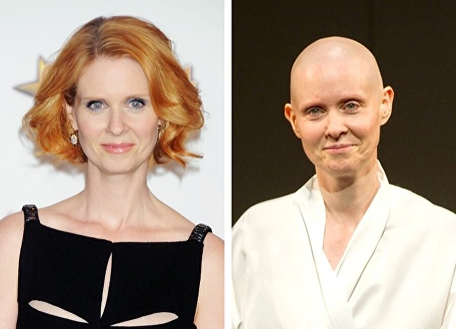 Cynthia Nixon 
Çocuk yaşta beyaz perde ile tanışan Cynthia Nixon, “Wit” isimli filmde bir kanser hastasını canlandırmıştı.