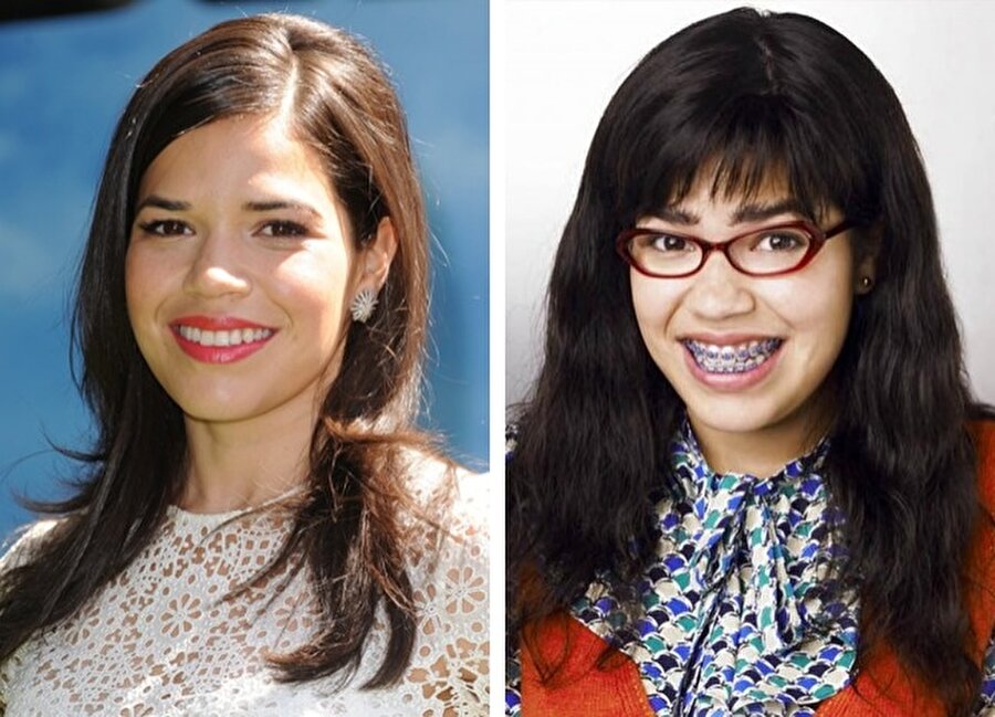 America Ferrera 
32 yaşındaki ABD'li aktris America Ferrera, “Çirkin Betty” isimli dizide başrol oyuncusu olarak karşımıza çıkmıştı.