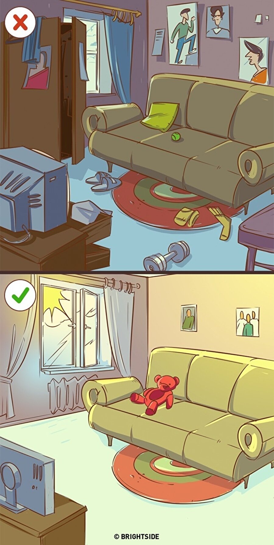 Kargaşa ve karanlıktan uzak durun
Aydınlık ve düzen insanı olun; karmaşa ve karanlık sizi her zaman mutsuz edecektir.