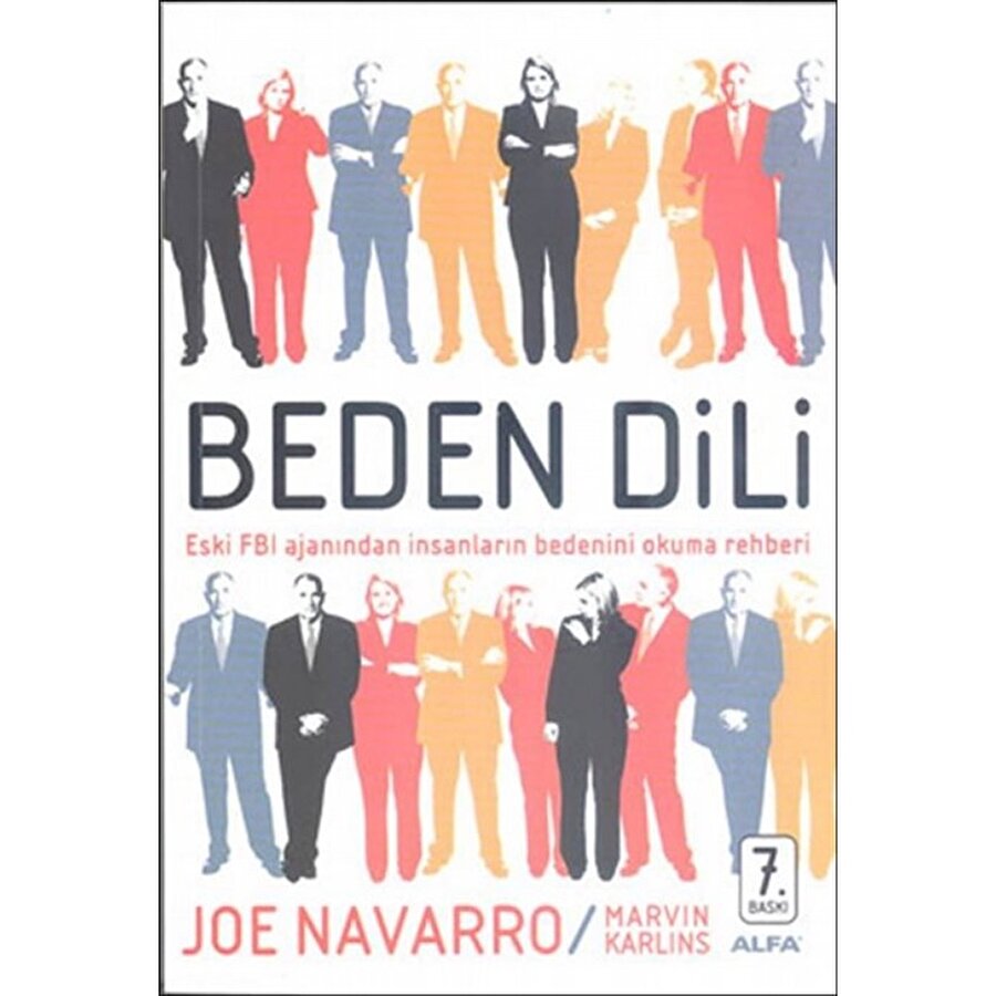 Beden Dili – Joe Navarro

	Emekli FBI ajanı Joe Navarro (57), kitabında 25 yıllık kariyeri boyunca elde ettiği deneyimlerden yola çıkarak vücut dilinin şifrelerini açığa çıkarmış. Kitabın dili yalın, insan vücudunu bölümlere ayırarak gayet rahat bütünü görmenizi sağlayacak şekilde yazmış. Kitap beden diliyle ilgili bilinenlerin yanı sıra ilk kez duyulan bilgileride içeriyor.


	“Yayılarak ve geriye doğru yaslanarak oturmak: Kişinin özgüveni yüksektir ve taleplerini açıkça gösterir.
	 Eller dizde: Kişi stres altında ve gergindir. Sakinleşmek için ellerini dizlerinin üzerinde sabitler.
	 Bacakları sandalyenin ayaklarına dolamak: Aniden bu hareketi yapmak korku, kaygı ya da gerginliğin işaretidir.”
