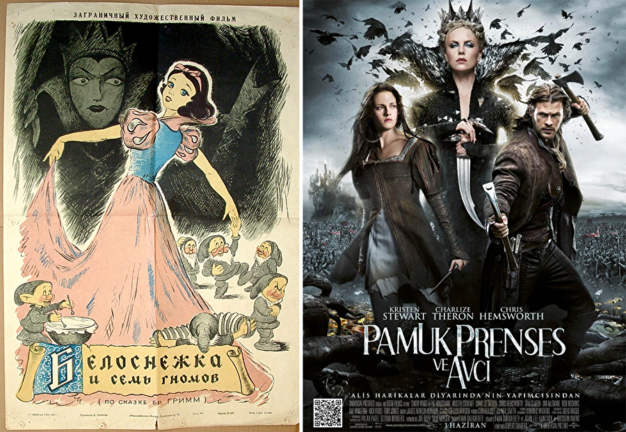 Pamuk Prenses
1812 yılında Alman Grimm Kardeşler tarafından derlenen ve yayınlanan halk masalı zaman içinde çok değişti. Efsanevi masal 2012 yılında “Pamuk Prenses ve Avcı” isimli filmle karşımıza çıktı. 