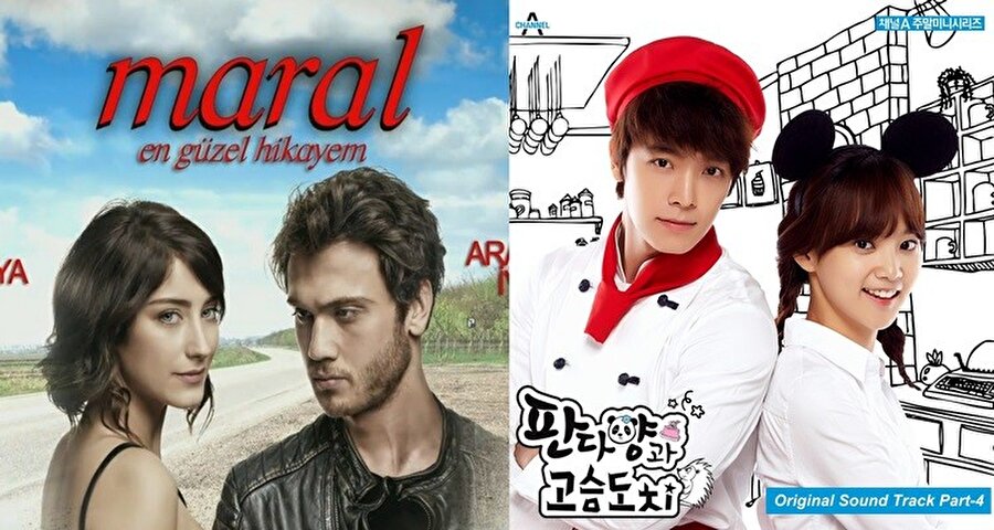 Maral: En Güzel Hikayem – Panda and Hedgehog
Başrollerinde Hazal Kaya ve Aras Bulut İynemli'nin yer aldığı dizi 5 Mart 2015'te yayın hayatına başladı. Hayat dolu, güzel ve hırslı bir kadın olan Maral bir gün yöneticisi olmak istediği mağazanın pastanesinde garson olarak çalışmaya başlar. Burada çalışan deli dolu ve serseri çikolata şefi Sarp'a aşık olur.
17 bölümle final yapan dizi Panda and Hedgehog adlı Kore dizisinden uyarlandı. Panda ve Kirpi olarak çevrilen dizi Pan Da Yang adlı pozitif ve hayat dolu bir kadının kirpi gibi olan Ko Seung Ji adlı zor bir adamla aynı pastanede çalışırken aralarında başlayan aşkı anlatıyor.