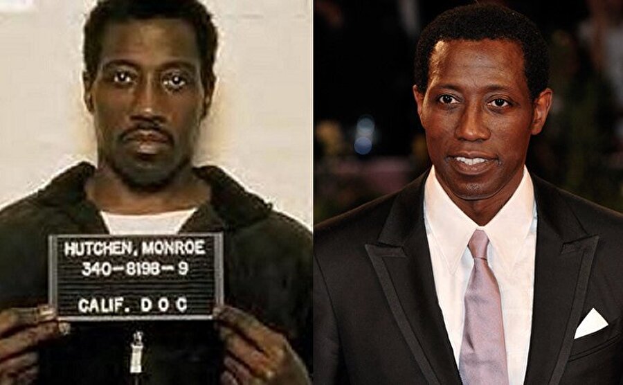 Wesley Snipes
Bir zamanlar Bıçağın İki Yüzü (Blade, 1998) serisi ile ortalığı kasıp kavuran Snipes, tam 23 milyon dolar vergiyi cebine indirmekten 2006 senesinde hüküm giymiş.