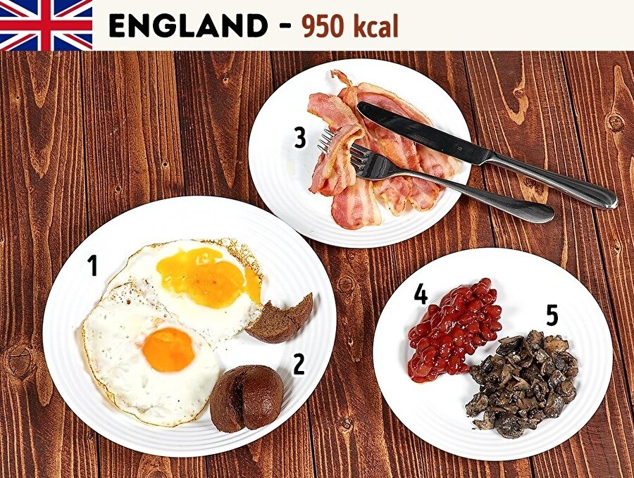İngiltere / 950 kalori 
