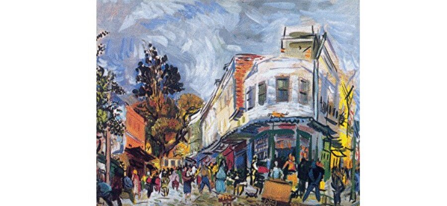 Bedri Rahmi Eyüpoğlu - Tophane

                                    
                                    Türkiye'nin en usta ressamlarından biri Bedri Rahmi Eyüpoğlu. 1900-1950 arasında semt kültürüne sahip Tophane, İstanbul'da modernizmin simgesiydi. Bu eserde ressam Tophane'yi parlak renkleri tercih ederek anlatmış.
                                
                                