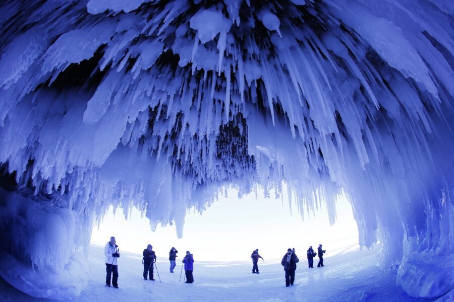 Buz örtüsü mağarası - ABD